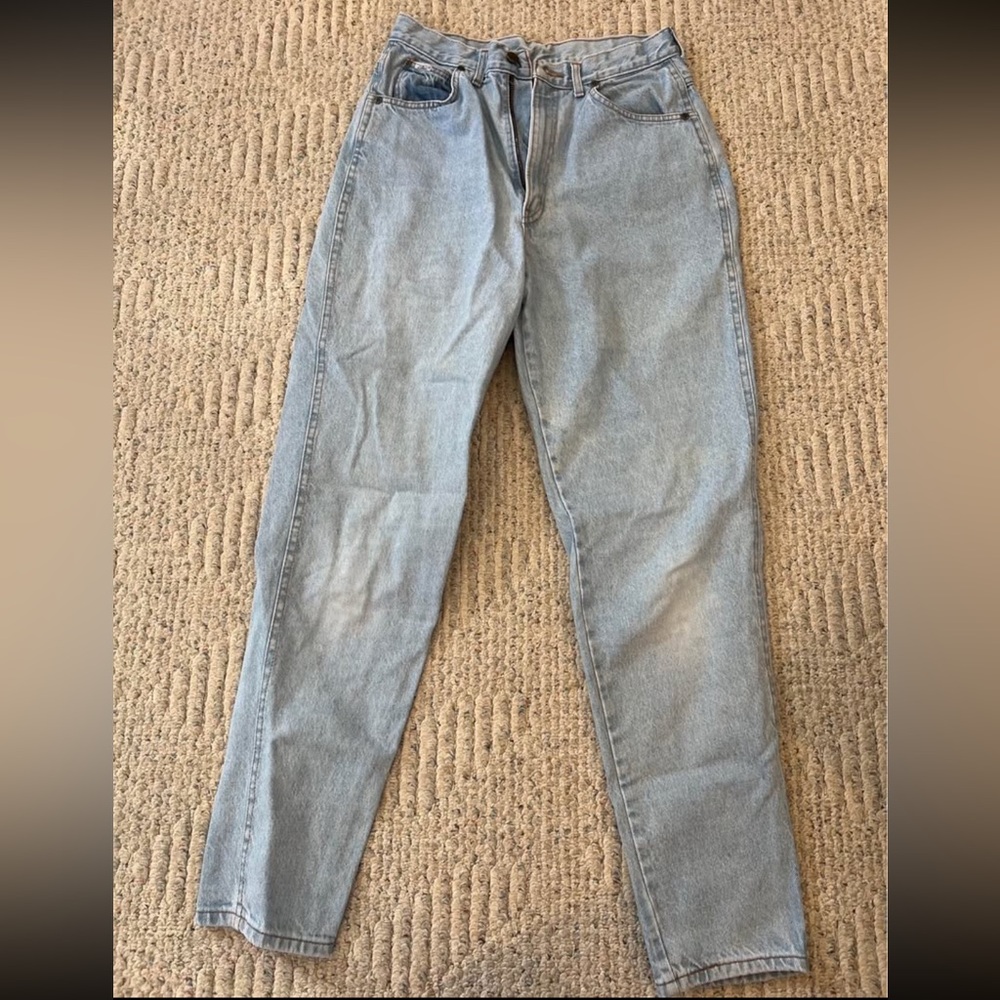 80s Chic Mom Jeans, Light Wash, Women’s size 14 tall (14T)